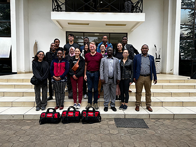 In Tanzania with cohort and Arusha Technical College students.