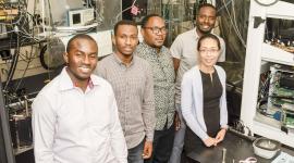Tanzanian researchers in the Nishimura lab