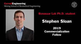 Stephen Sloan, Bonsasar lab Ph.D., 2019 Commercialization Fellow