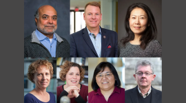 headshots of seven Cornell faculty who received AAAS award