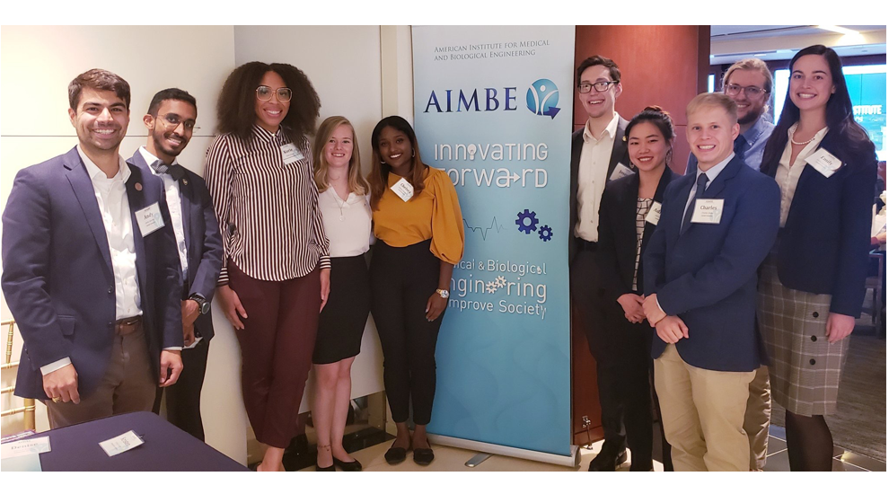 students at AIMBE public policy event