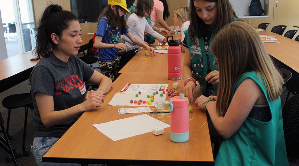 Girl Scout Engineering Day activity