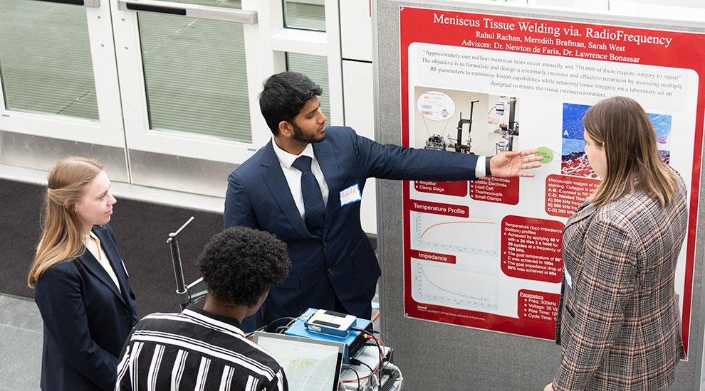 Students present at the Industry day showcase